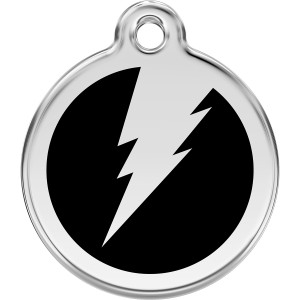 Red Dingo Enamel Lightning