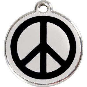Red Dingo Enamel Peace