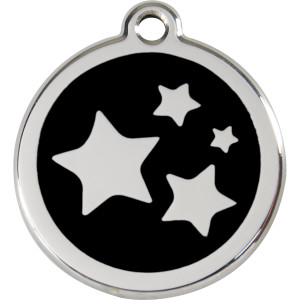Red Dingo Enamel Stars