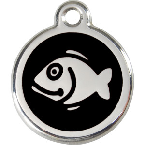 Red Dingo Enamel Tag Fish Red Dingo Enamel Tag Fish