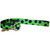 Walk-E-Woo Neon Blue Dots on Green Lead Walk-E-Woo Neon Blue Dots on Green Lead