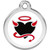Red Dingo Enamel Devil White