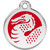 Red Dingo Enamel Dragon Red