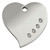 Red Dingo Diamante Tag Heart