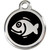Red Dingo Enamel Tag Fish