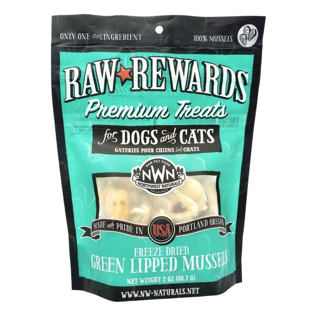 NWN Green Lipped Mussel Treat Dog Shop FreezeDried Dog Treats