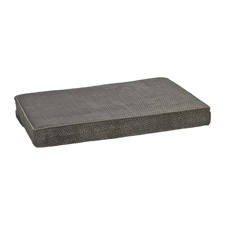 Bowsers Isotonic Memory Foam Mattress - Pewter Bones