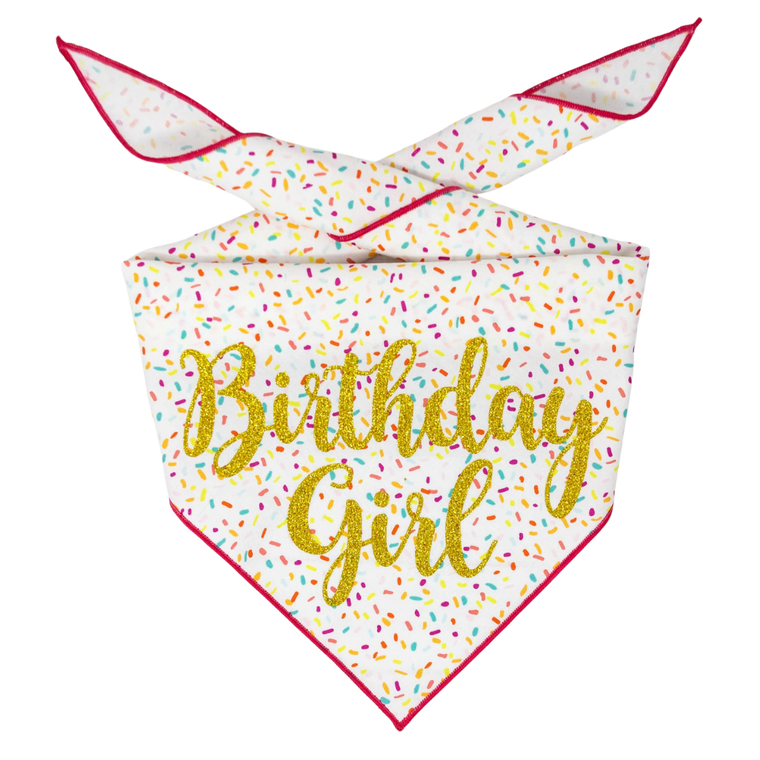 Birthday Girl Bandana - Small