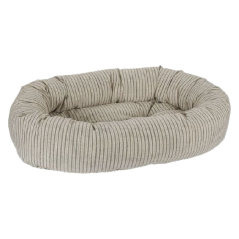 Bowsers Donut Bed - Augusta Ticking