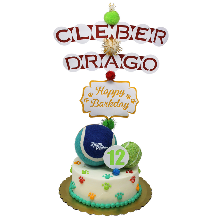 Barkery Mini Paw Print Cake