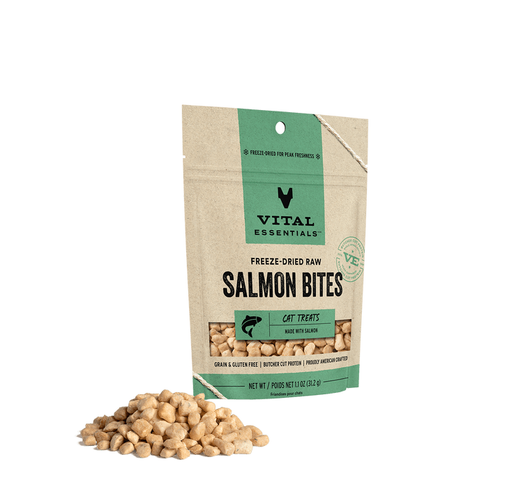 Vital Essentials Cat Treats - Salmon Bites