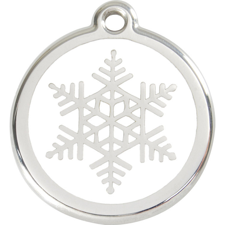 Red Dingo Enamel Snowflake