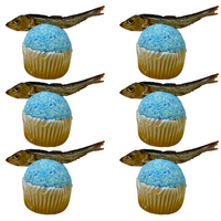 Barkery Pumpkin Fish Cupcake (6 or 12-pack)