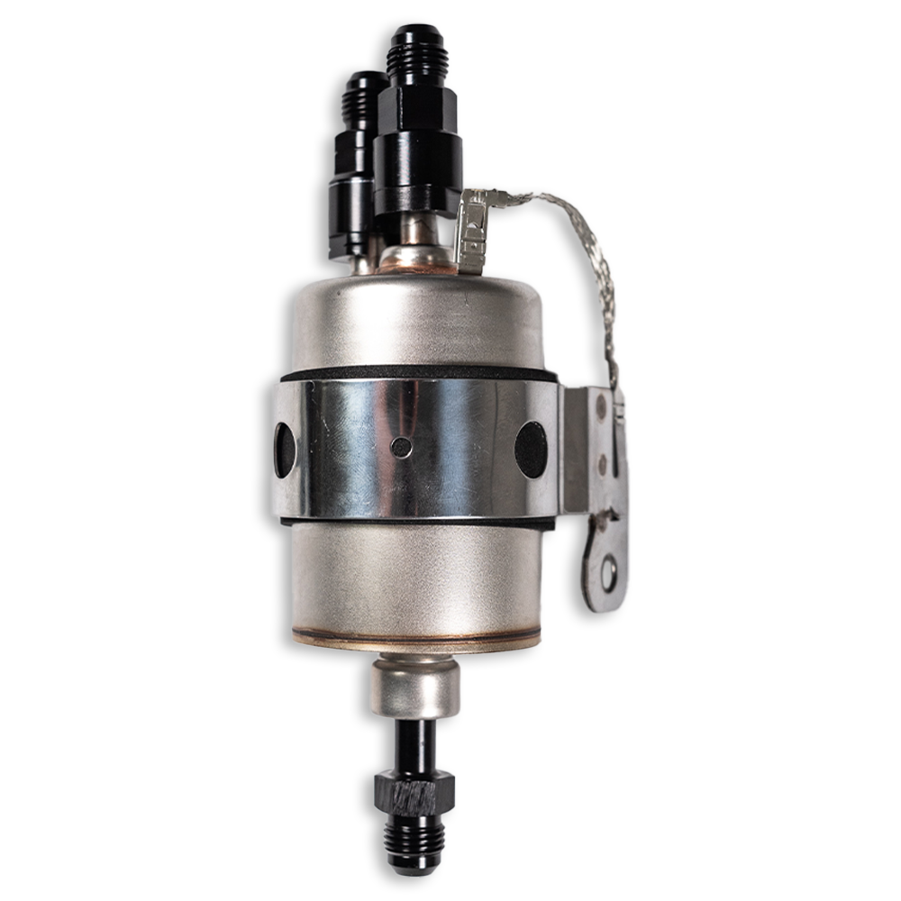 Nook And Tranny LS Swap Corvette Fuel Filter Kit With AN6 Fittings – Black, For Rail/Tank