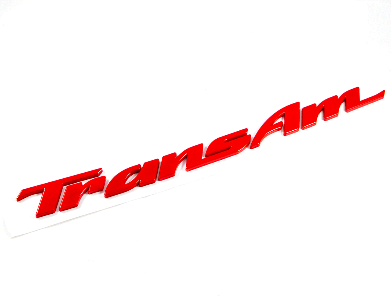 RED Trans Am 93-02 Pontiac Trans Am T/A side door emblem letters plate badge