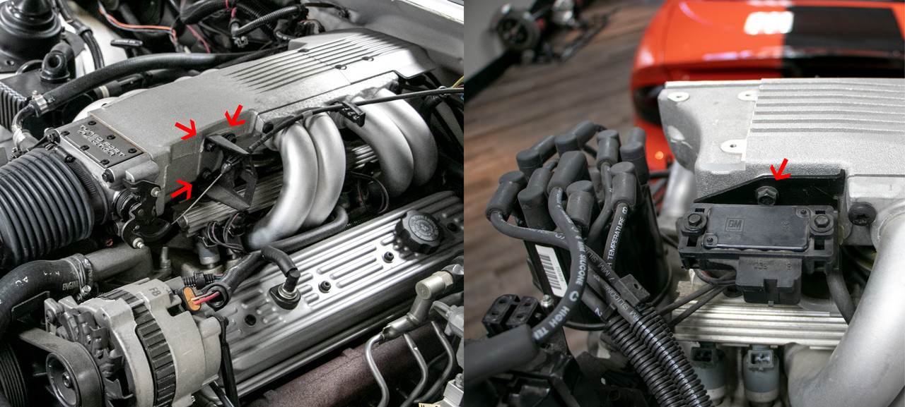 8592 Camaro / Firebird V8 TPI Throttle Cable / MAP Bracket Stainless