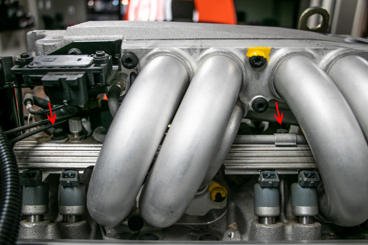 85-92 Camaro / Firebird V8 TPI Fuel Rail Stainless Bolts w/ washers ...