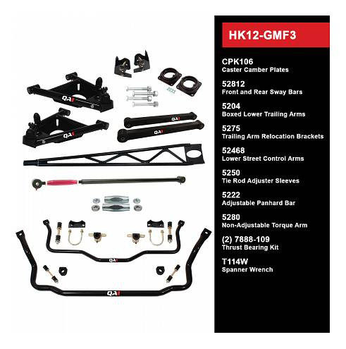 19821992 Camaro/Firebird Handling LEVEL 2 Suspension Kits, QA1 Hawks