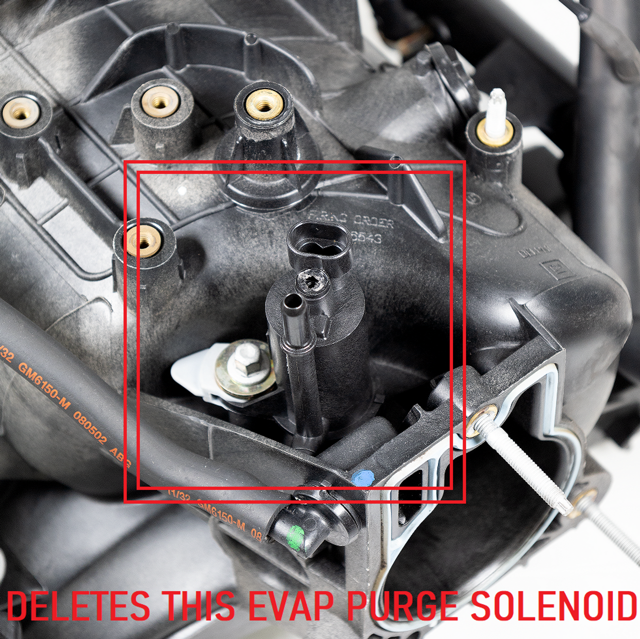 LS EVAP Purge Solenoid Delete Plug for 99-06 Truck Intake Manifolds LM7 LQ4  LQ9