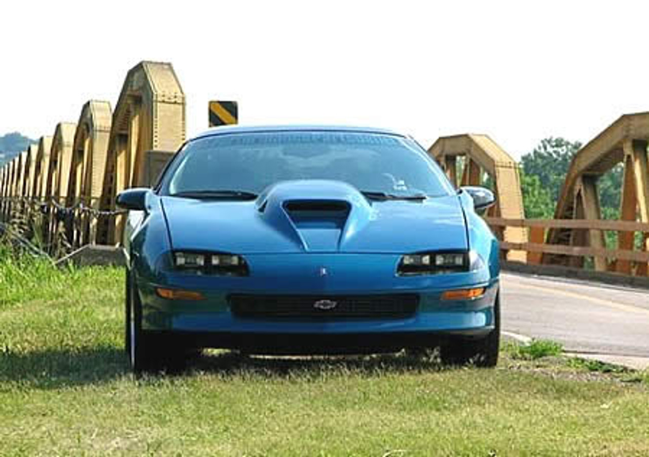 93 97 3 inch SS Style Bolt on Hood with Grille