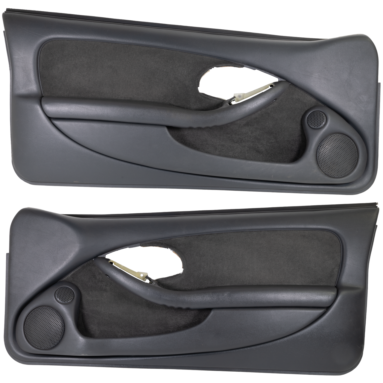 1997-1999 Pontiac Firebird Graphite Gray Cloth Door Panels Pair