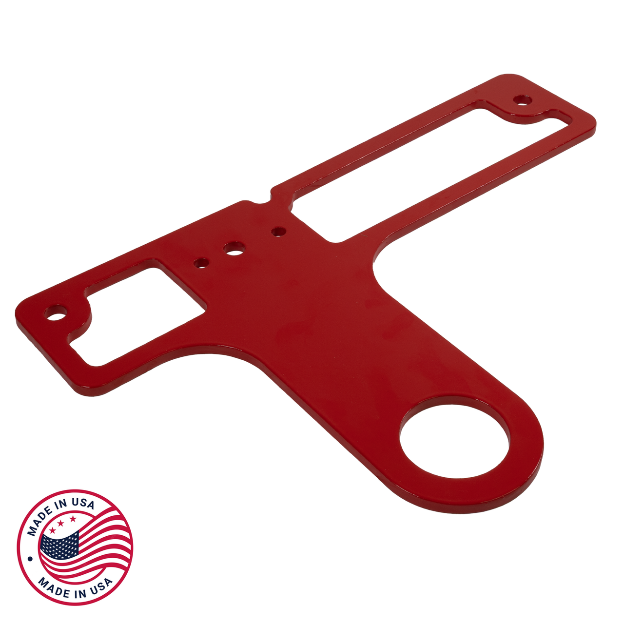 1985–1992 Camaro Front Tow Hook | Red Aluminum | RS, IROC-Z, Z28