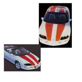 Hockey Stripe Decals For 1993-2002 Camaro Z28 & SS - Left & Right Side Body Graphics