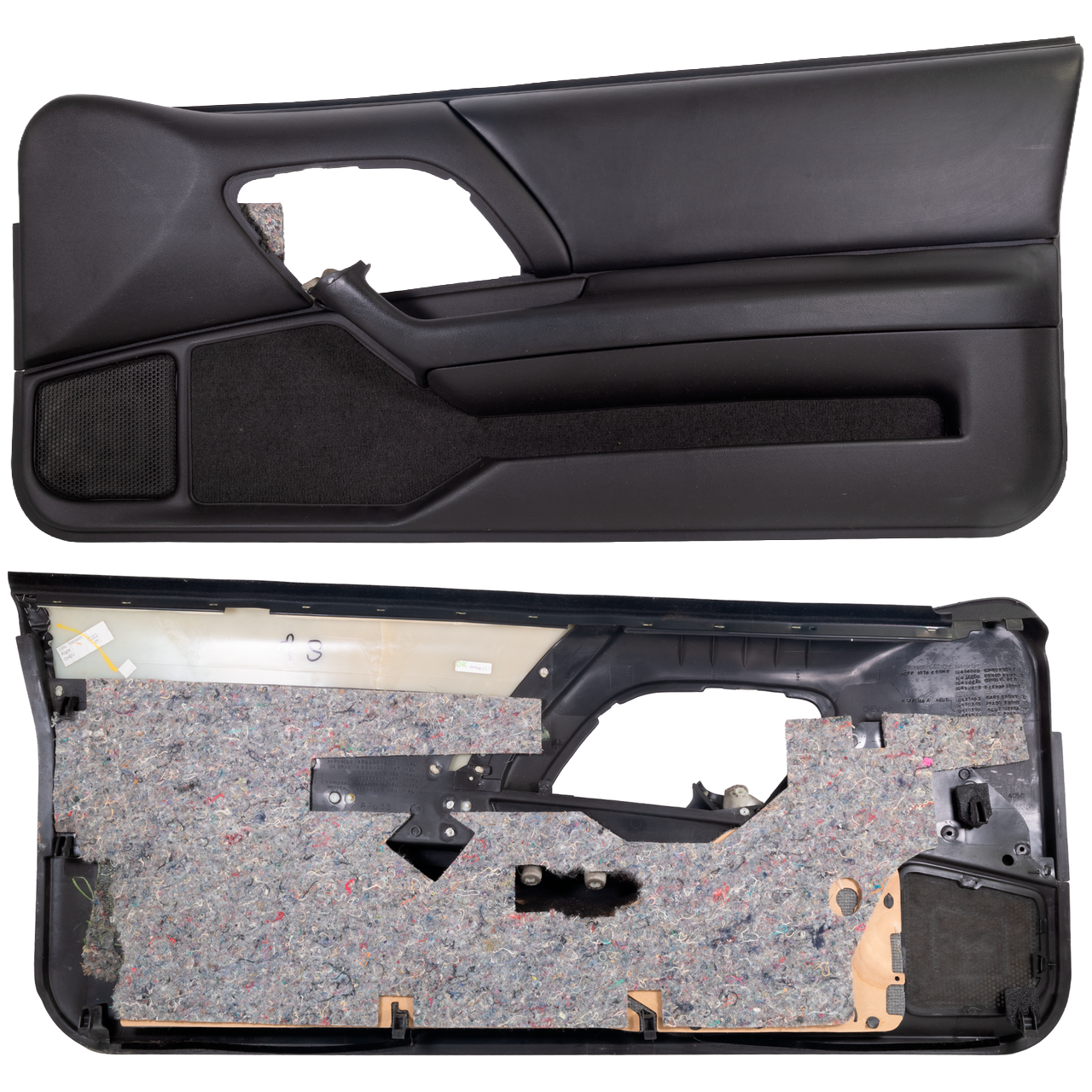 2000-2002 Chevrolet Camaro Z28 Ebony Black Leather & Cloth Door