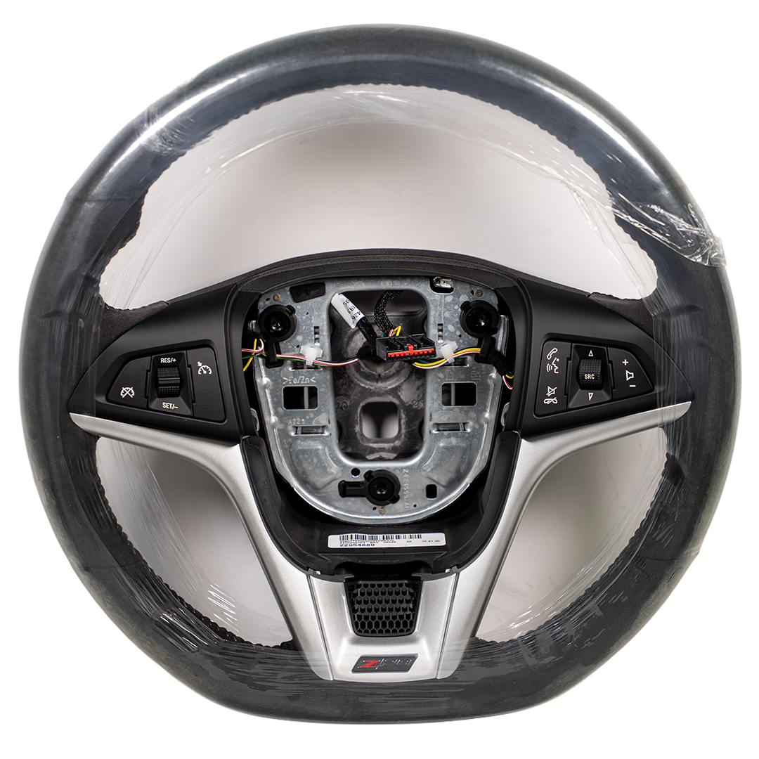 2014-2015 Camaro Z28 LS7 Ebony Black Suede Steering Wheel New GM