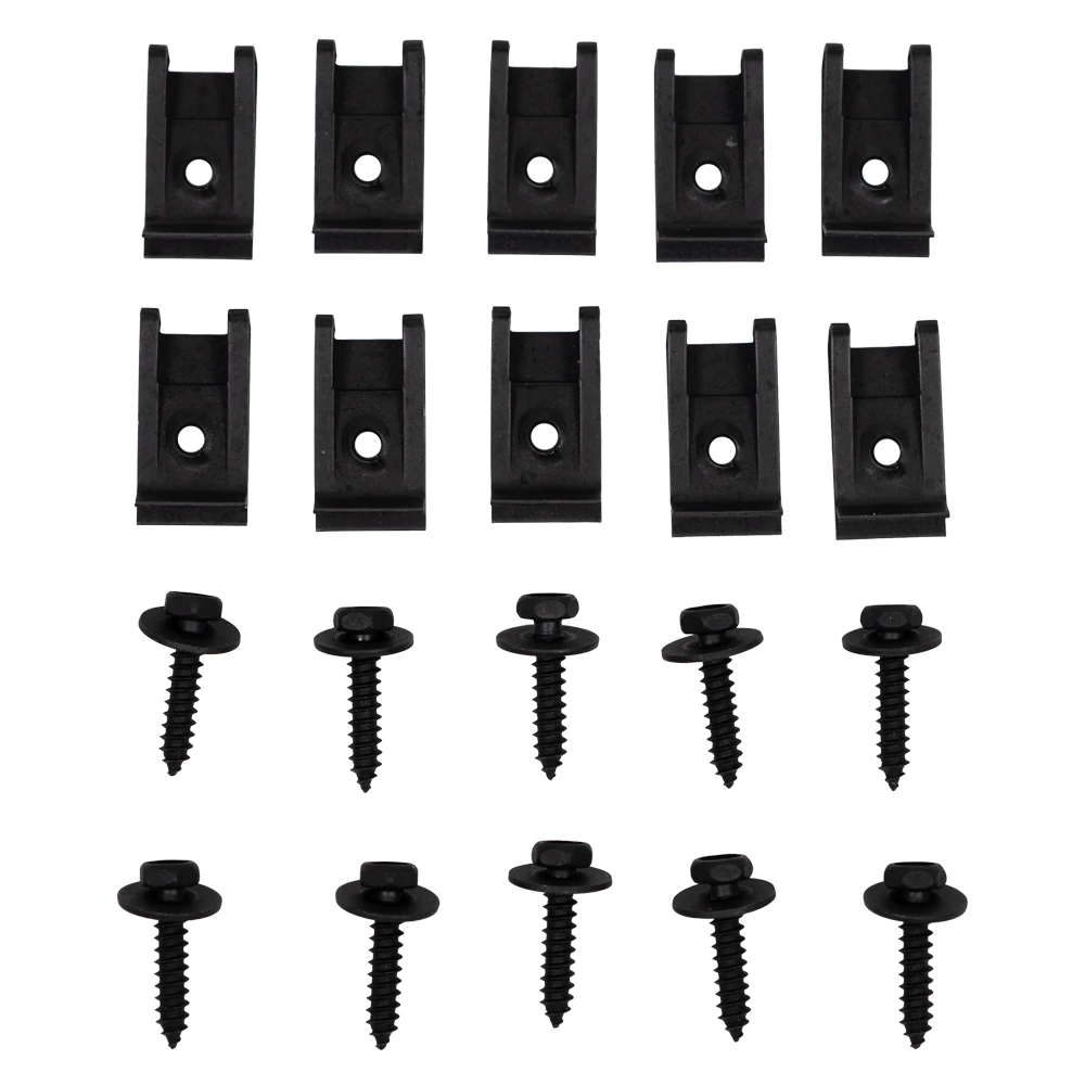 82-92 Firebird Front Air Deflector Retainer Clip & Screw, Pack of