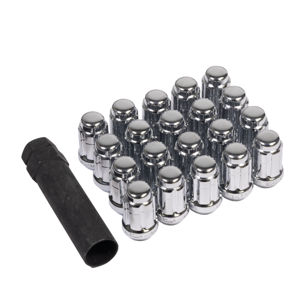 acorn様分です M12x1.5 Chrome Wheel Lug Nuts Spline Acorn Style, Set of 20
