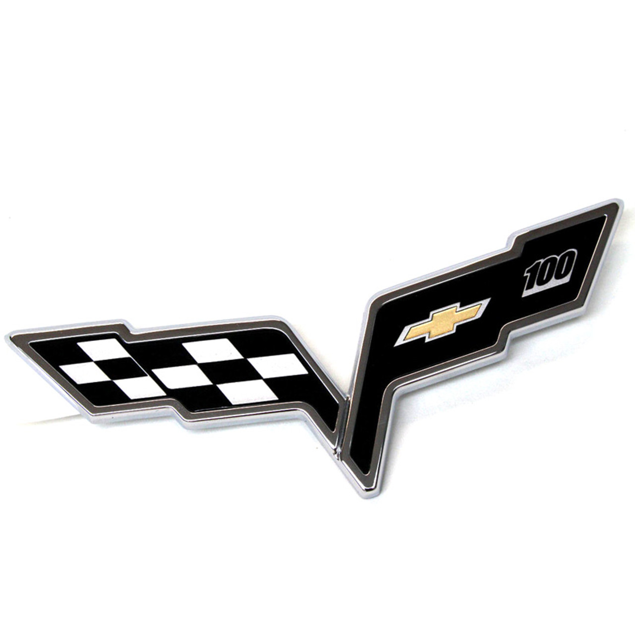 2005-2013 Corvette C6 Centennial 100th Anniversary Front Bumper Emblem, GM