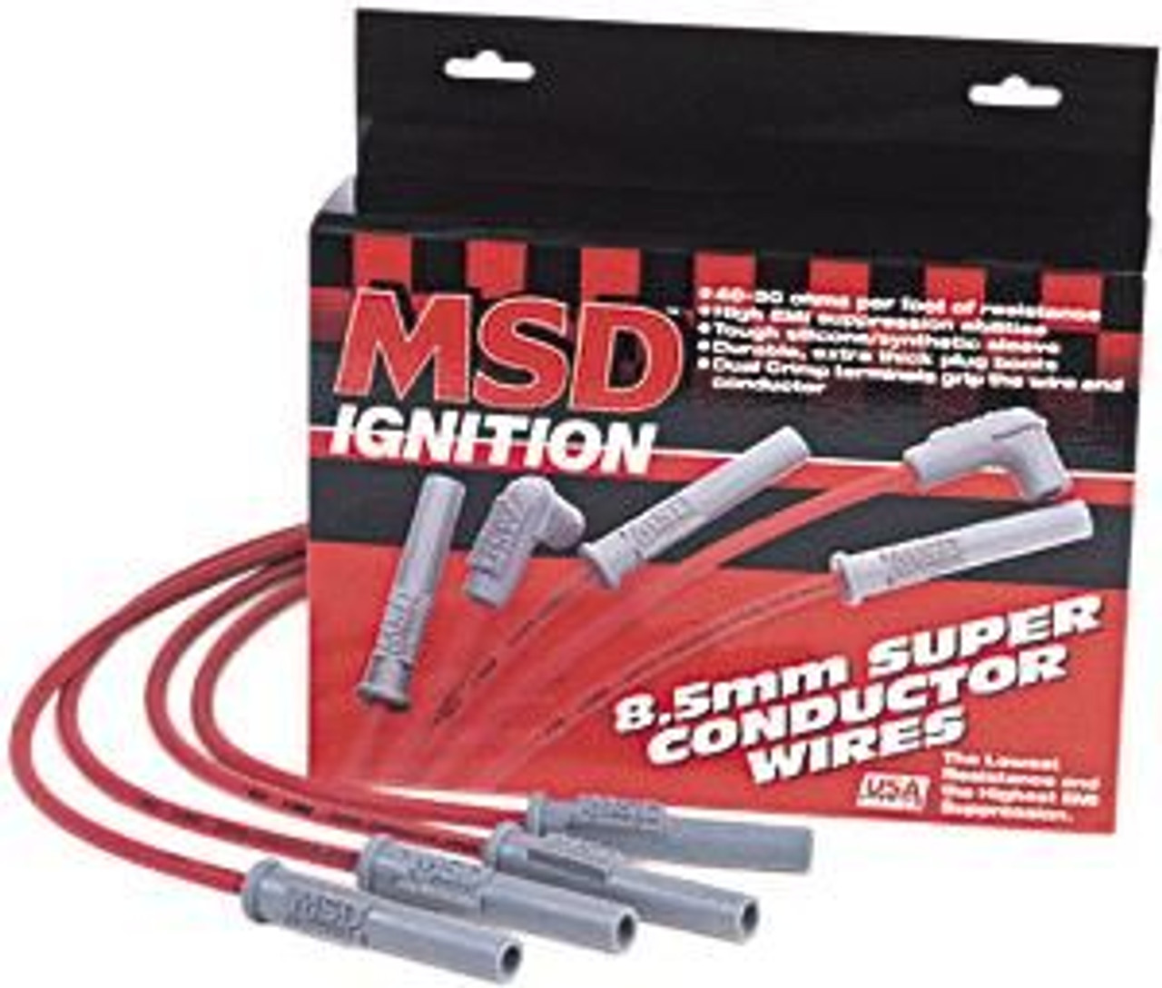 93-97 LT1 Super Conductor Spark Plug Wires, Red, MSD