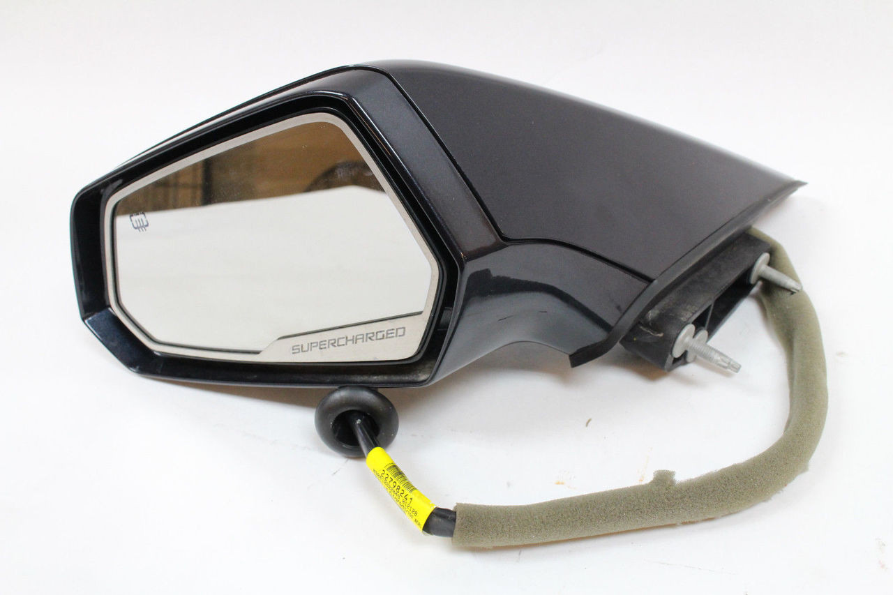 GM OEM Power Heated Side View Mirror Set (2) For 2010-2015 Chevy Camaro – Black, Power Fold