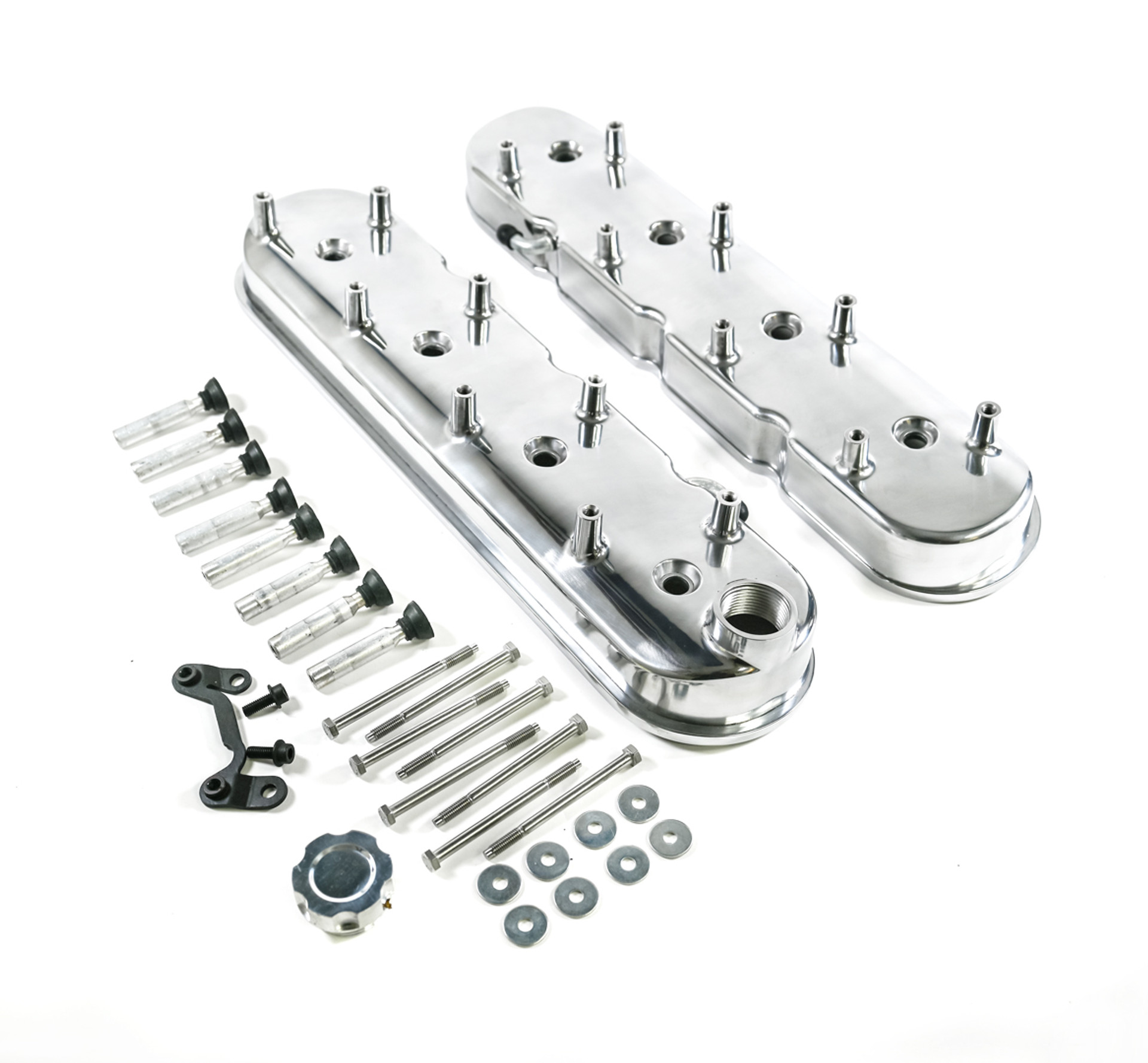 LS1, LS2, LS3, LS6, LS7, LSX Centerbolt Valve Covers Polished Aluminum