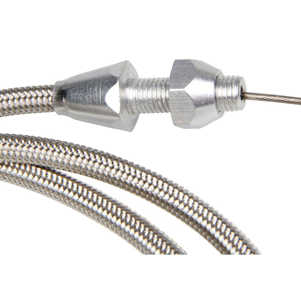 Lokar LS Swap Throttle Cable HiTech Stainless Steel Braided 36" Kit Hawks Third Generation
