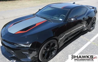 Screaming Chicken two-color 50th Anniversary-inspired stripe kit for 2016-2018 Chevrolet Camaro