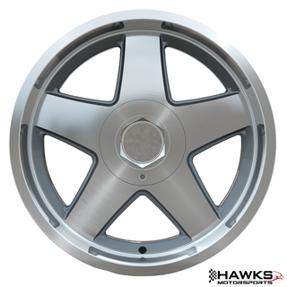 1982-1992 Camaro Firebird 18x10 R15 Firehawk Style Wheel Set, Set of 4, Big Brake Capable, Hawks Reproduction HM1810R15SET