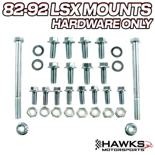 1982-1992 LSX Swap Mounting Hardware Kit, Hawks (HM-KIT15)