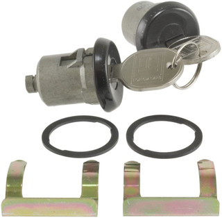 82-92 Camaro / Firebird Door Lock Cylinder Set, Black Face Cover