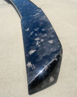 C6 CORVETTE ZR1 Large Forged Carbon Rear Spoiler