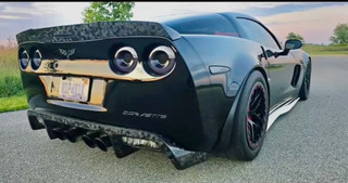 C6 CORVETTE ZR1 Small Forged Carbon Rear Spoiler