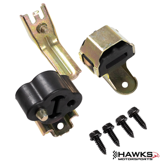 1998-2002 Camaro/Firebird LS1 Exhaust Hanger Bracket Kit, Rear Muffler Mount, Reproduction | HT9802FEXBR