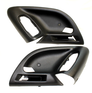 Detail view of interior door-handle trim-panel pair HT9399CDHT