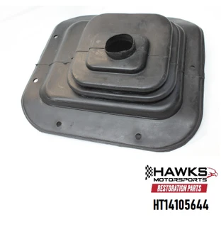 Black rubber T-5 lower shifter boot for 1983-1992 Camaro and Firebird models