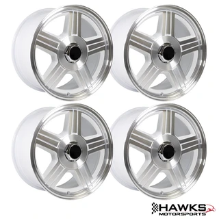 1991-1992 Z28 17x9 White  Wheel Set, Set of 4, Wheels Only, Will fit 1982-1992 Camaro / Firebird, Hawks Restoration Parts HT179Z28W 