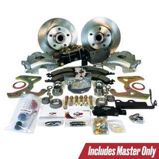 1941-1954 Chevrolet 3100 Front Disc Brake Conversion Kit, Legend Series, Includes Master Only, Master Power Brakes