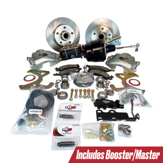 1955-1959 Chevrolet 3100 Front Disc Brake Conversion Kit, Legend Series, Includes Master/Booster Combo, Master Power Brakes