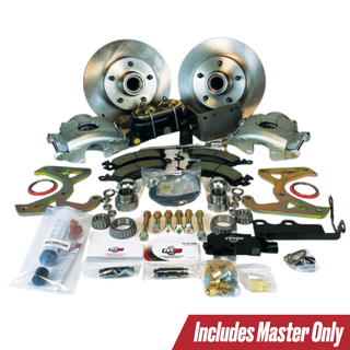 1955-1959 Chevrolet 3100 Front Disc Brake Conversion Kit, Legend Series, Includes Master Only, Master Power Brakes