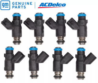 Genuine OEM GM 217-3412 / 12613412 L96 Flex Fuel 50lb/hr Injectors TBSS Set of 8